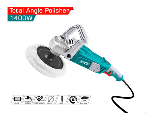 ANGLE POLISHER 1400W / POLISHING PAD 180mm