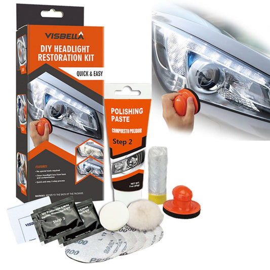 VISBELLA Diy Headlight Restoration Kit Manual